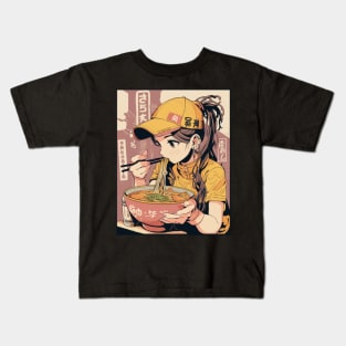 Noodle Girl # 3 Kids T-Shirt